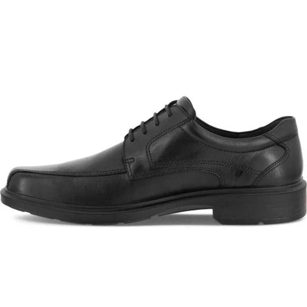 Ecco‎ Mens Helsinki Classic Black Oxford Derby Lace Shoes Size 44 US 10-10.5